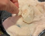 蒸し鶏のほうじ茶塩昆布マリネ作り方4写真
