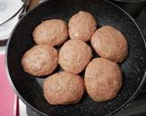 不器用チーズinハンバーグ作り方3写真