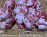 豚バラとレタスのチャーハン作り方1写真