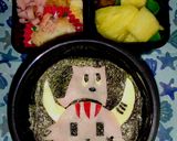 簡単キャラ弁　ポンコツクエスト　ポンクエ作り方1写真