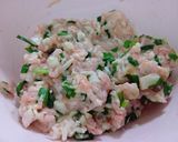 【お弁当おかず】 豚こま団子つくね風?!作り方3写真