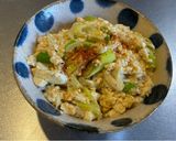 かみなり豆腐風豆腐たまごとじ丼作り方12写真