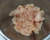 むね肉とトマト、茄子、ピーマンの炒めもの作り方1写真