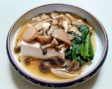 簡単！豆腐とほうれん草のきのこあんかけ作り方4写真