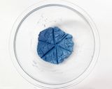 青いガナッシュクッキー【バタフライピー】作り方3写真