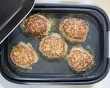 黄金比！豆腐入りジューシーハンバーグ作り方8写真