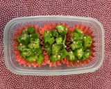 レンジですぐでき⭐︎オクラの胡麻和え作り方3写真
