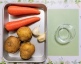 時短簡単夕飯！小松菜入り中華風ポトフスープ作り方1写真