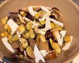 茄子とエリンギ豚こまの豆板醤味噌炒め作り方5写真