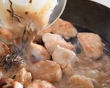 鶏胸肉の塩昆布マヨ焼き🍳作り方5写真