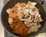 鶏もものデミ味噌煮込み作り方7写真