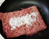 合挽き肉のサイコロステーキ作り方1写真