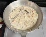 ツナときのこと玉ねぎのクリームパスタ作り方5写真