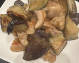 茄子と鶏肉の旨だし炒め作り方6写真