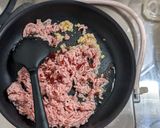 ひき肉と玉ねぎの炒め物作り方2写真