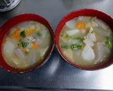 冬野菜❕あったまる❄✨☀✨かぶの味噌汁☺作り方7写真