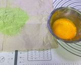 抹茶ロールケーキ作り方1写真