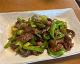 牛細切れ肉とピーマンの甘辛オイスター炒め作り方10写真