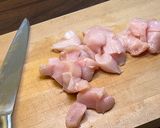 鶏肉とチンゲン菜の梅炒め作り方4写真