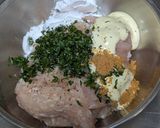 鶏団子チーズボール揚げ大葉入りお弁当にも✨作り方1写真