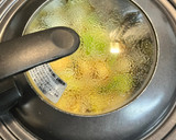 白菜と油揚げの卵とじ作り方4写真