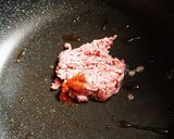 小松菜と厚揚げのピリ辛ひき肉あんかけ作り方5写真