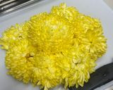菊の花のおひたし（黄色）作り方1写真