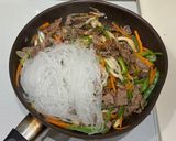 マロニーちゃん、牛肉のチャプチェはもっちもち♪作り方7写真