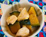 ＼簡単／かぼちゃとささみのほったらかし煮作り方3写真