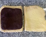 チョココーヒーのマーブル食パン作り方3写真