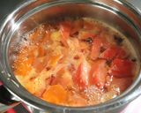 野菜たっぷり！人参とトマトと豆腐の味噌汁作り方3写真