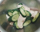 鳥むねとキュウリ作り方3写真