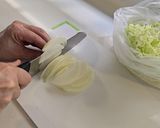 マヨネーズとお酢で作るコールスローサラダ作り方3写真