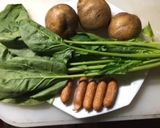 ほうれん草のポテトサラダ作り方1写真