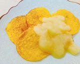 りんごクリームワッフル　粉、砂糖不使用作り方3写真