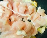 鶏肉のガーリックネギしょう油チャーハン作り方1写真
