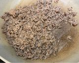 かぼちゃと厚揚げ、合い挽きミンチのマスタード炒め作り方6写真