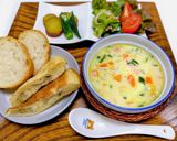 いつもの野菜で！簡単具沢山コーンスープ作り方6写真
