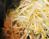 いろいろ節約●豚こまぎれ肉＆もやし炒め作り方2写真