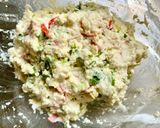 節約！ヘルシーお豆腐のふわもち焼き♪作り方1写真