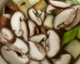 椎茸と焼きねぎの味噌汁作り方3写真