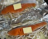絶品簡単♪鮭のキノコホイル焼き作り方3写真