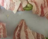 豚バラの野菜巻き串カツ😋作り方3写真
