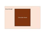 Chocolate roll bread: チョコロールパン作り方13写真