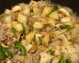 秋の夕飯副菜に。冬瓜とひき肉のとろ〜りチーズ焼作り方6写真
