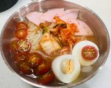 カンタン酢とダシダときび砂糖の冷麺スープ作り方6写真