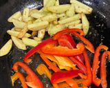 鶏むね肉チンジャオロース風オイスター炒め作り方5写真