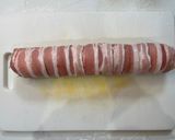 にんにくだし醤油で、野菜の巨大肉巻き作り方4写真