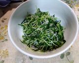 シンプルに!水菜とちりめんじゃこのお浸し作り方13写真