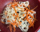 大根菜とレンコンの炒め物♪作り方2写真